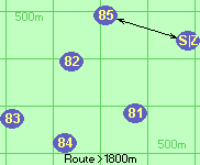 Route >1800m