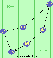 Route >4490m