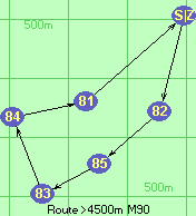 Route >4500m  M90