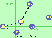 Route >3350m